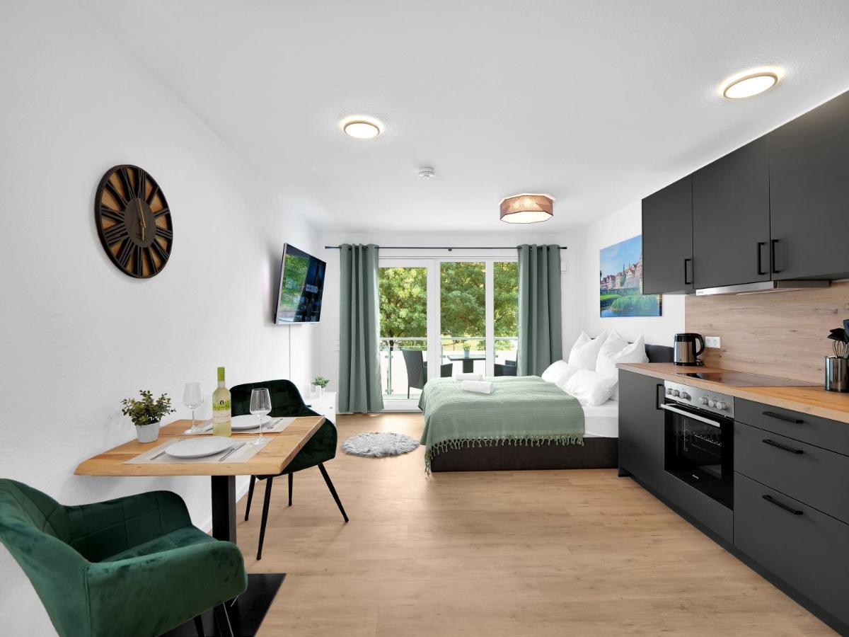 Inhome Studio Apartment - Kueche - Parken - Tv シュヴェービッシュ・ハル エクステリア 写真
